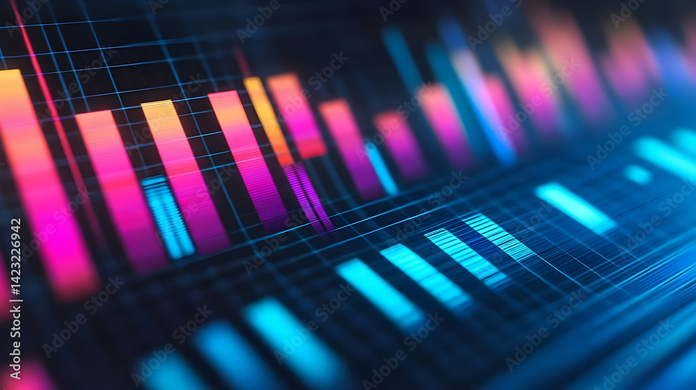 Abstract Colorful Data Visualization Chart Abstract Colorful Data Visualization Chart