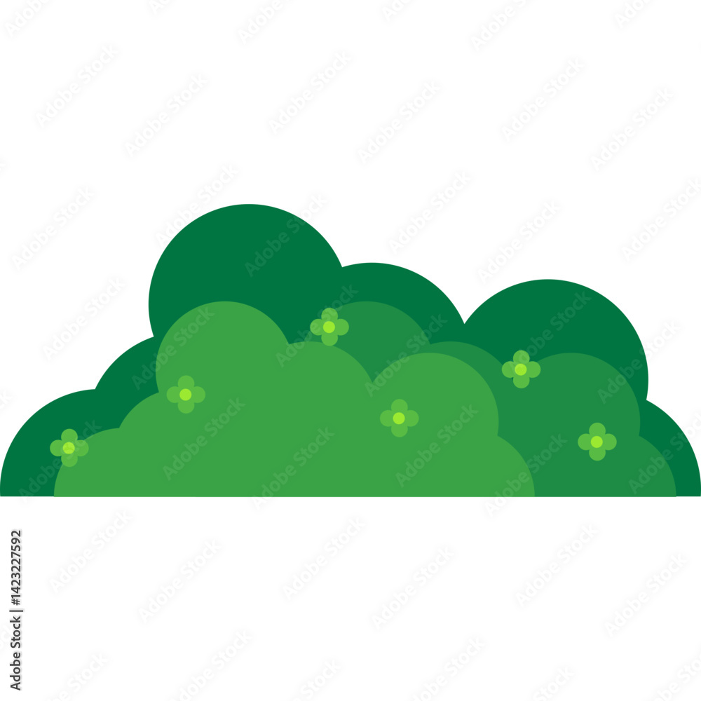 Obraz premium Green Bushes