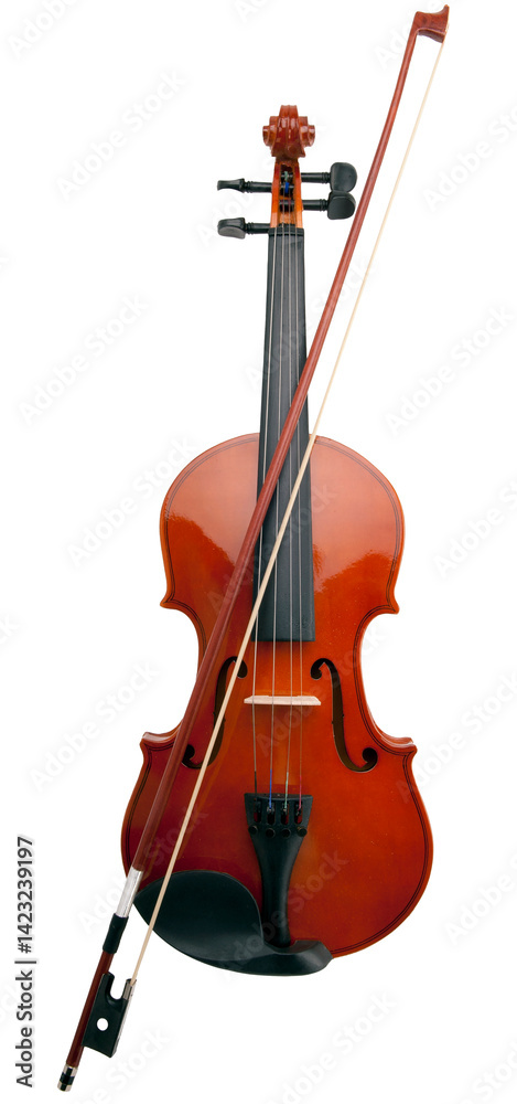 Fototapeta premium instrument de musique, violon, PNG sur fond transparent
