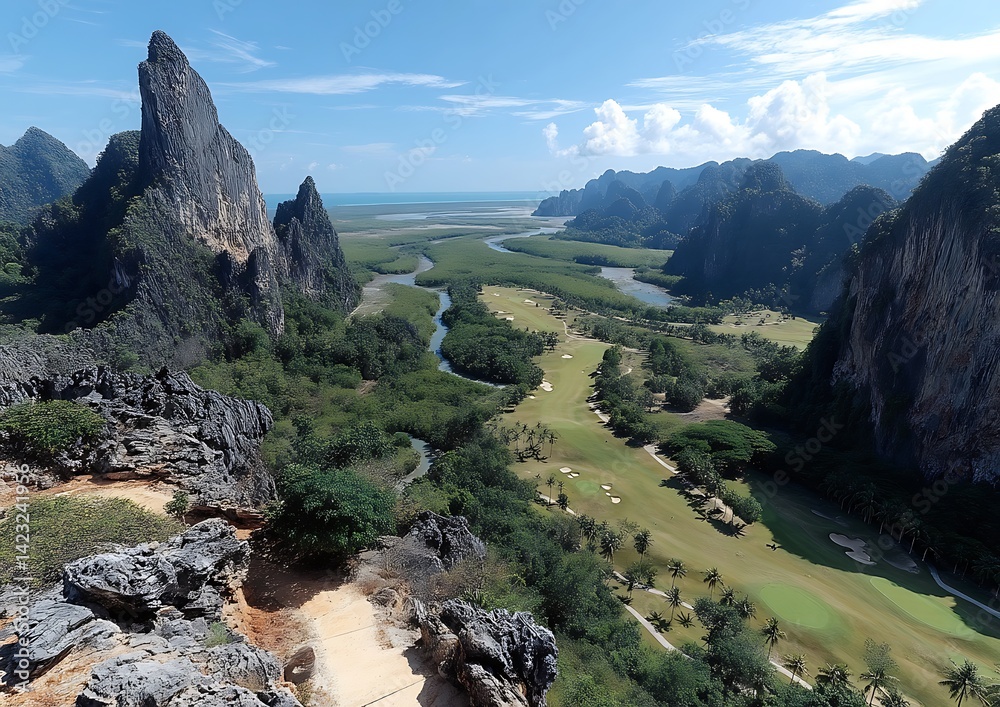 Thailand Mountain View Golf Course