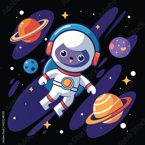 Cartoon Spaceman