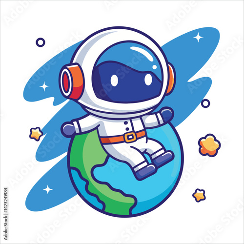 Cartoon Spaceman