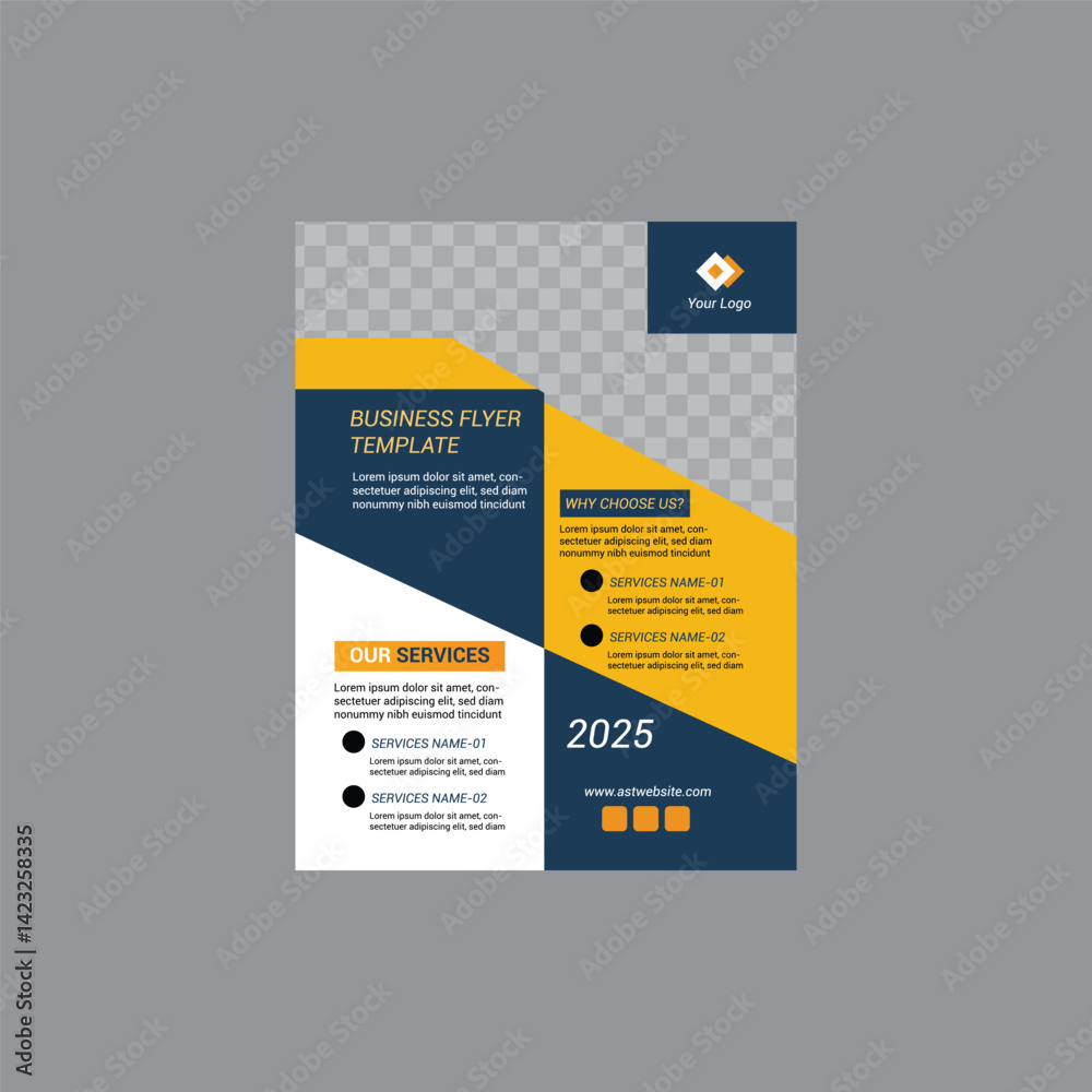 Business Flyer Simple Template Design Business Flyer Simple Template Design