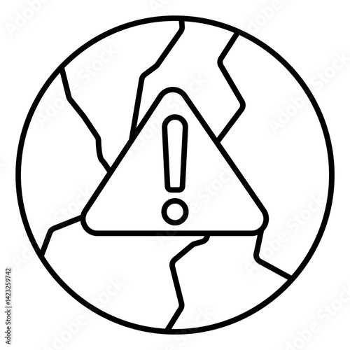 Global Financial Crisis outline icon