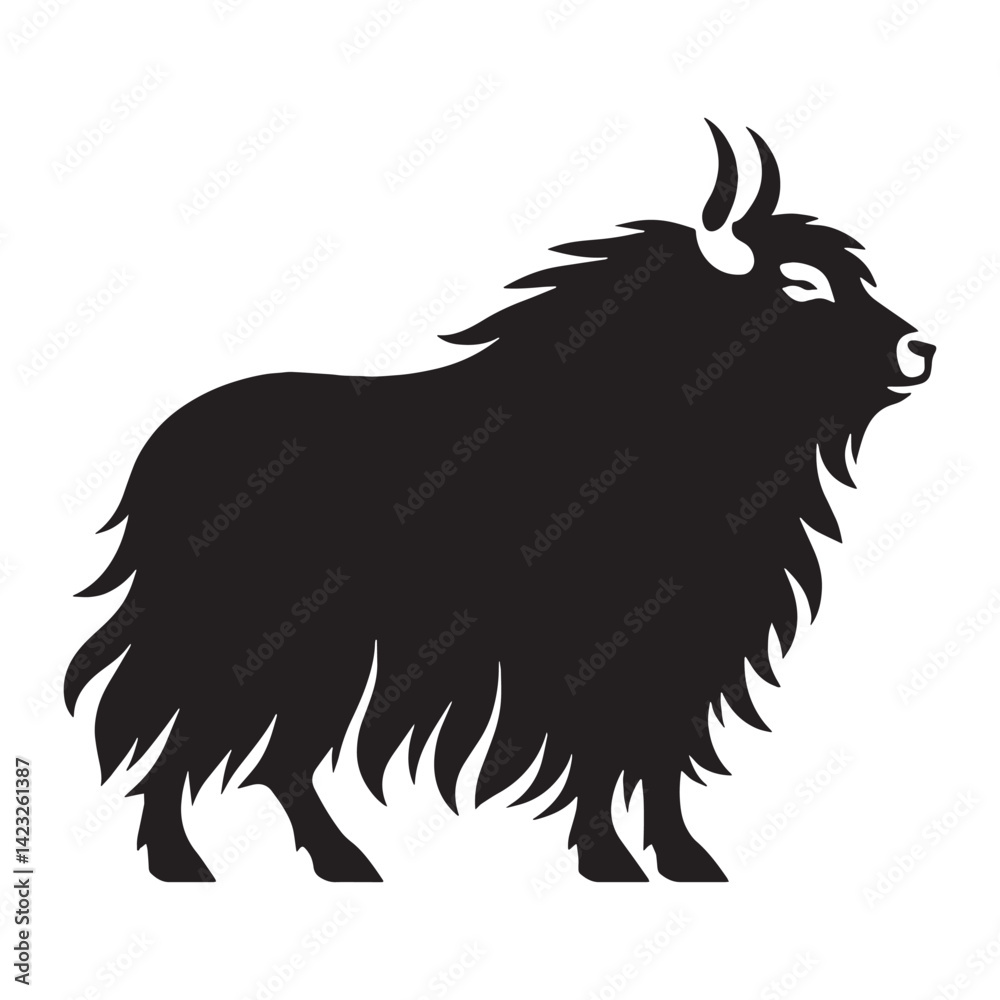 Strong, defined yak vector silhouette perfect for high-visibility branding – yak silhouette – yak vector – yak illustration – silhouette of yak – yak icon
Strong, defined yak vector silhouette perfect for high-visibility branding – yak silhouette – yak vector – yak illustration – silhouette of yak – yak icon