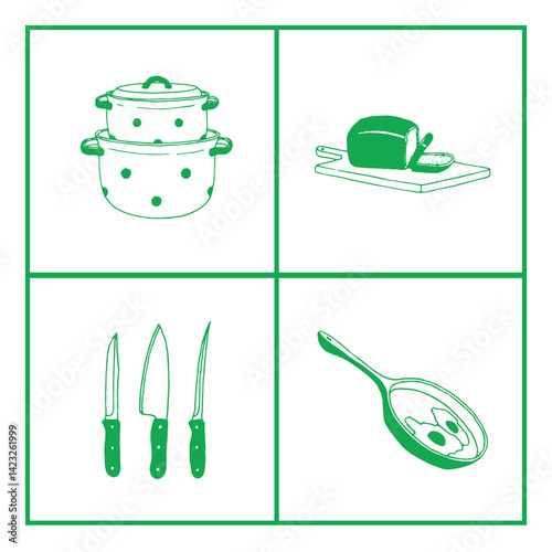 Vector illustration icon set for best design.