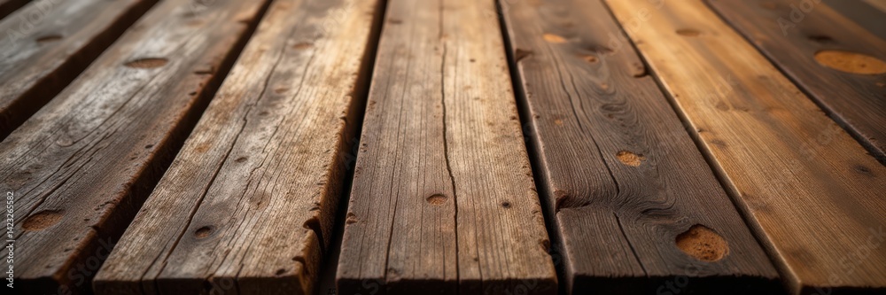 Obraz premium Wooden boards with intricate texture background, wooden furniture, wooden panels
