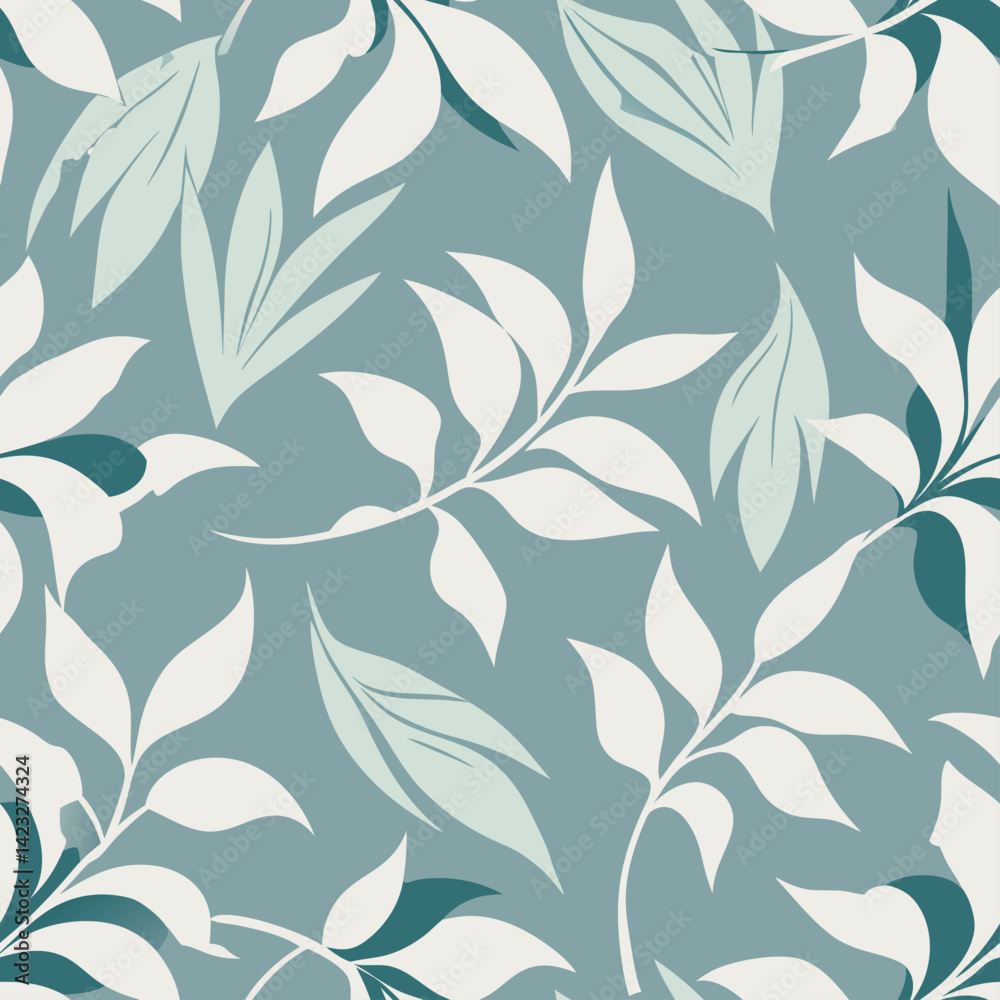 Fototapeta premium soft Floral seamless pattern background