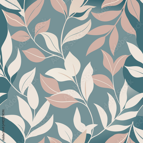 soft Floral seamless pattern background