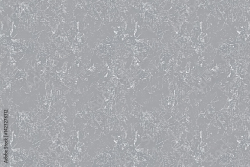 High-Resolution Grunge Texture with Abstract White Splatter on Minimalist Gray Background