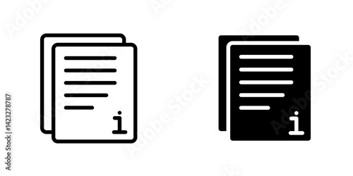 User guide icon vector symbol collection on white background.