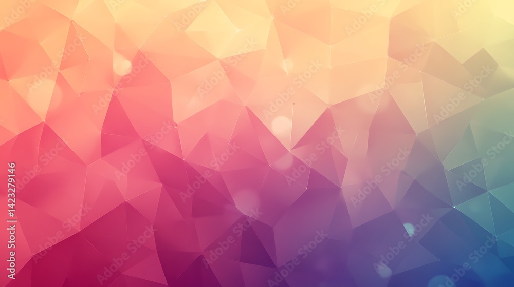 Fototapeta premium Abstract Geometric Polygonal Gradient Background