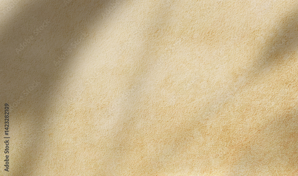 Naklejka premium 3D paint, tropical leaf shadow, sunlight concrete grunge texture wall, background outdoor interior , beauty product display skincare, cosmetic, backdrop