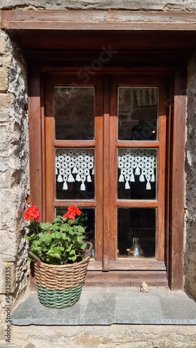 Obraz na płótnie tsepelovo traditional village in ioannina perfecture greece w salonie