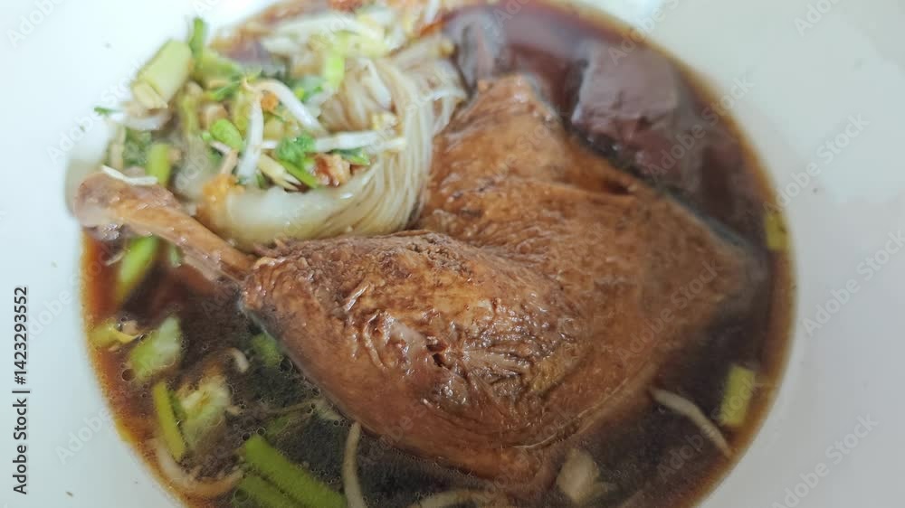 Delicious roast duck