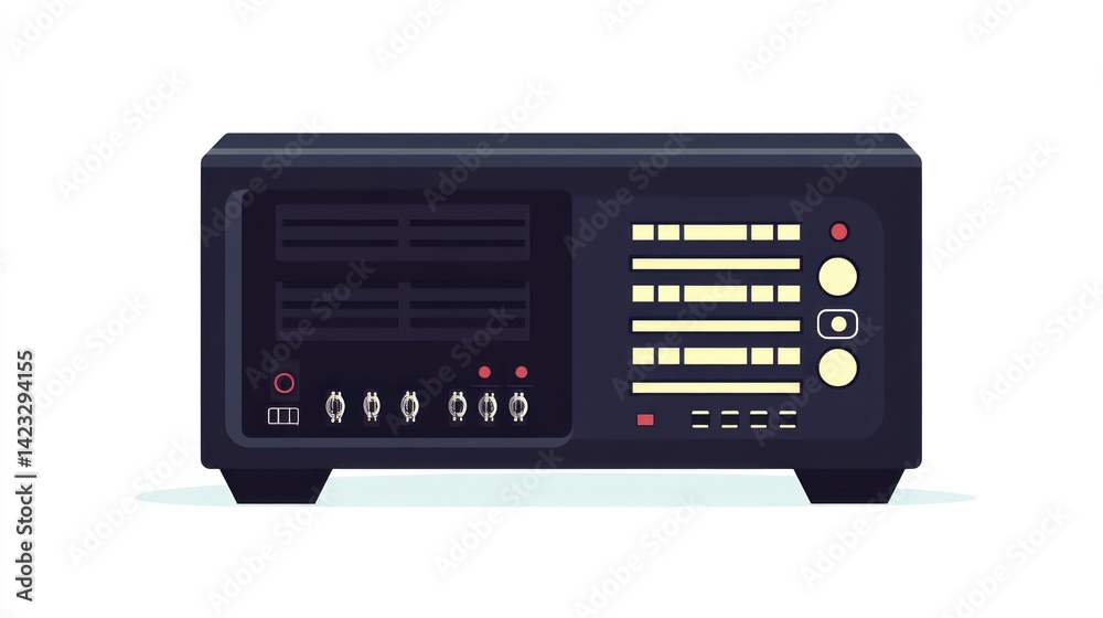 Fototapeta premium Retro vintage radio