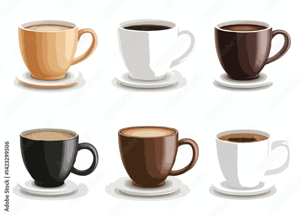 Obraz premium coffee cup vector art