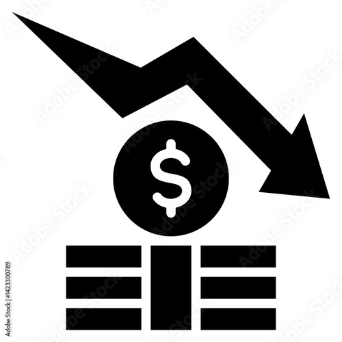 Economic Crisis Icon
