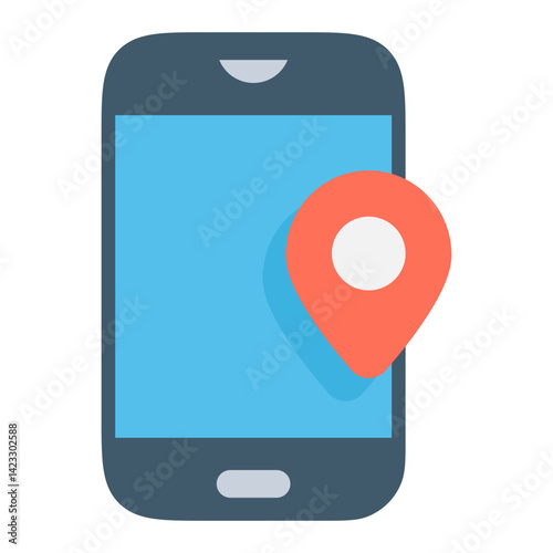 phone with location pin