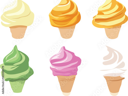ice cream vector art