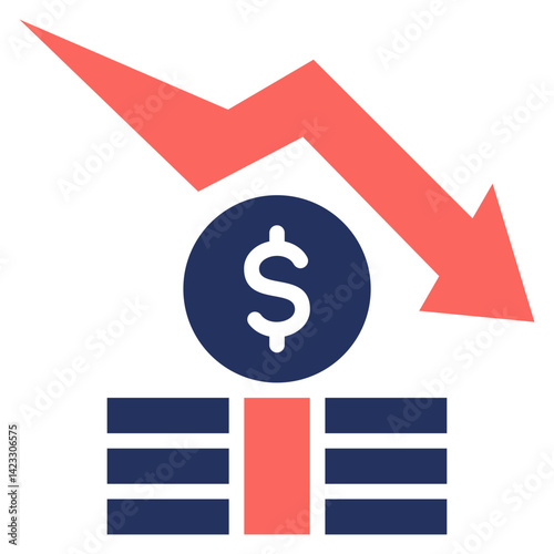 Economic Crisis Icon