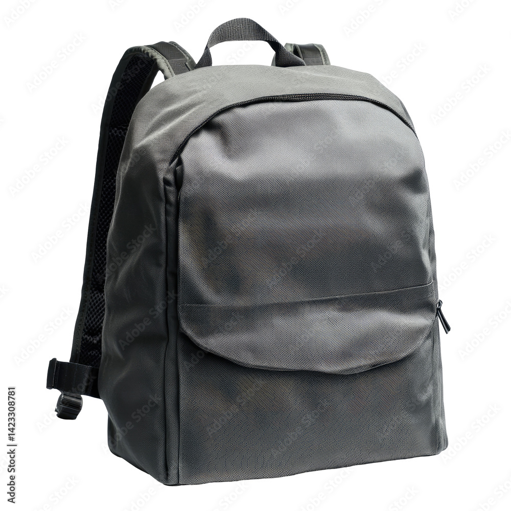 Naklejka premium Gray Backpack