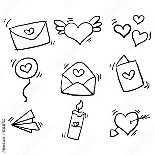Love envelope couple heart valentine romance romantic gift 