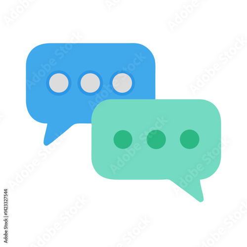 Chat Bubbles for Messaging Icon Design