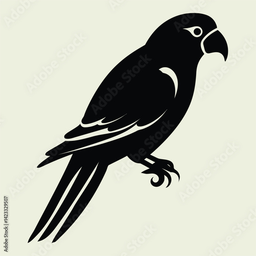 Silhouettes of Parrot, Wildlife