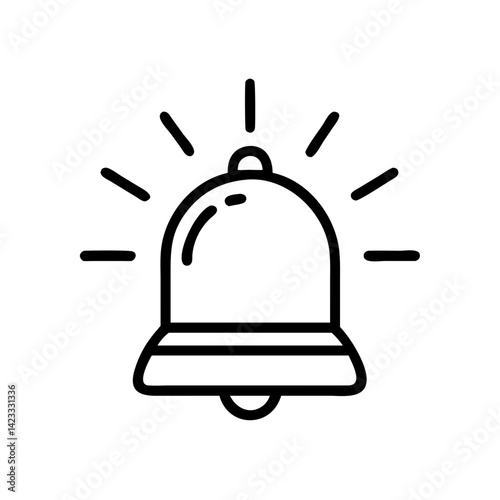 Emergency Evacuation Bell Icon Design