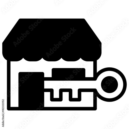 Market Entry Strategy Icon