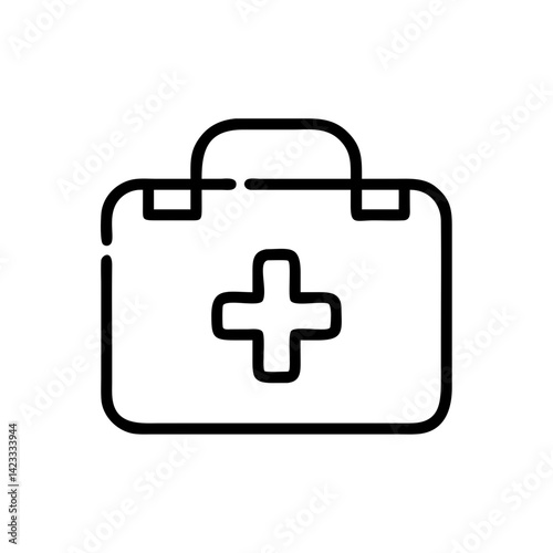 First Aid Kit Symbol Icon Design