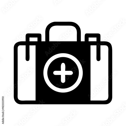 First Aid Kit Symbol Icon Design