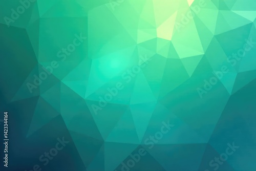 Subtle geometric pattern in calming blues and greens, subtle, background, print