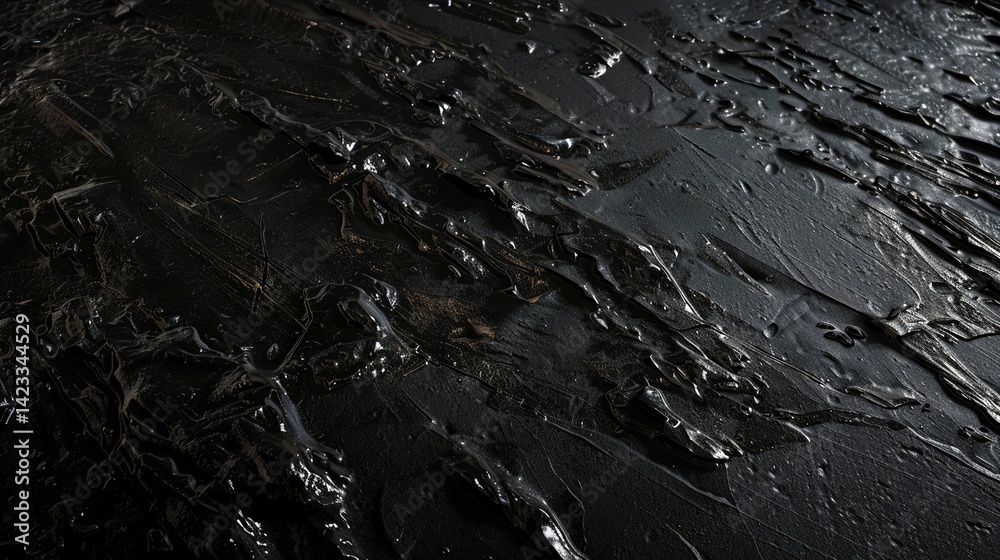 Fototapeta premium Captivating Black Background Texture Material: A Comprehensive Showcase