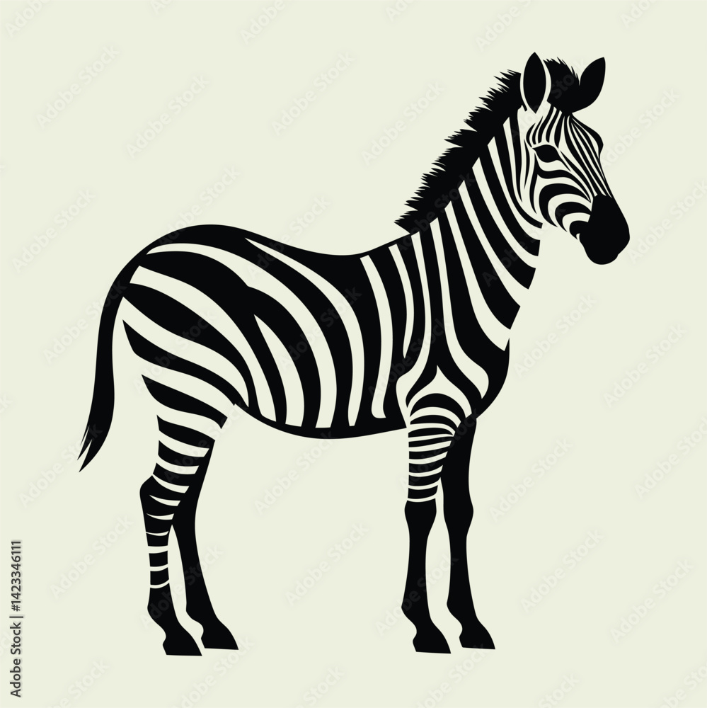 Obraz premium Zebra Silhouettes, Safari