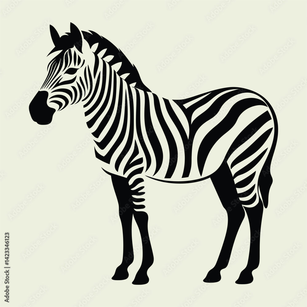 Obraz premium Zebra Silhouettes, Animal