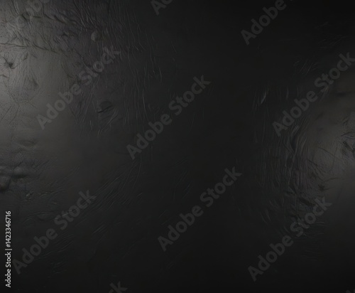 Deep black leather, subtle grain, abstract backdrop,  abstract background,  shiny surface,  style