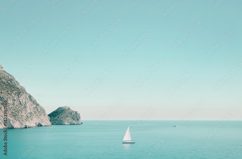 yacht in the sea yacht in the sea