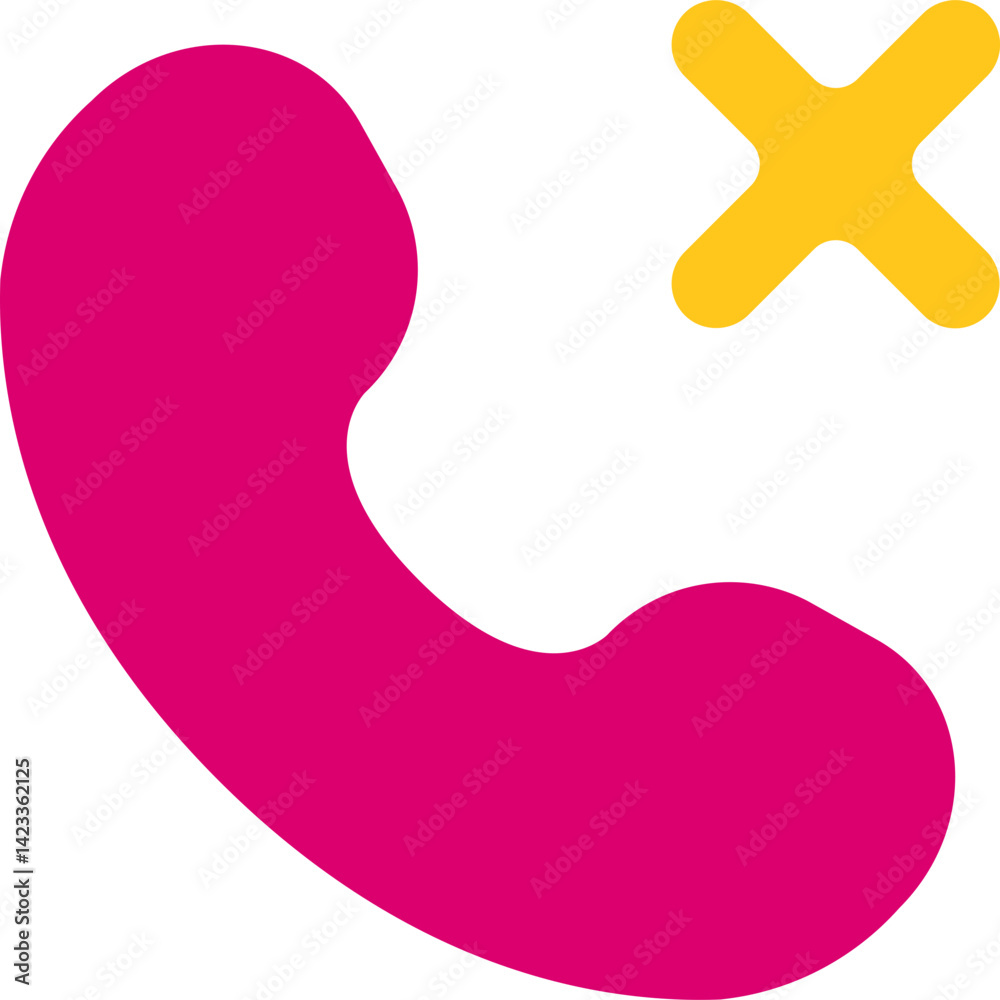Phone Call Cancel Rounded Fill Icon Phone Call Cancel Rounded Fill Icon