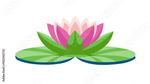 illustration of lotus for vesak day