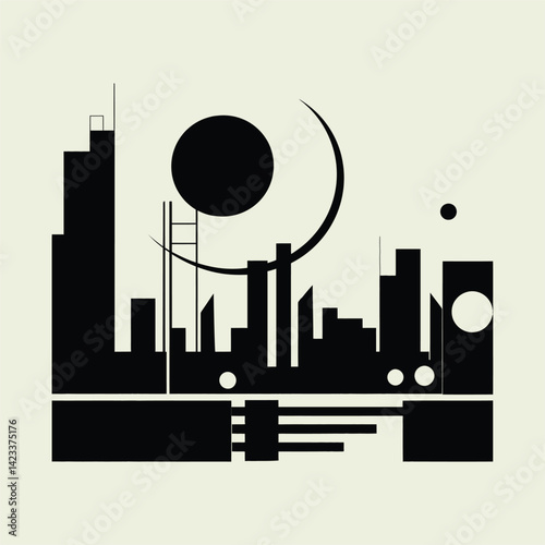 abstract city background