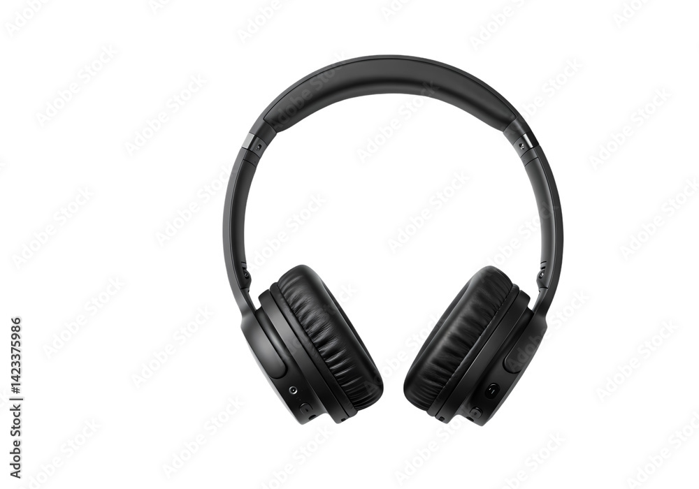 Fototapeta premium Best Noise Cancelling Headphones: Top Rated Wireless Headsets on Transparent background