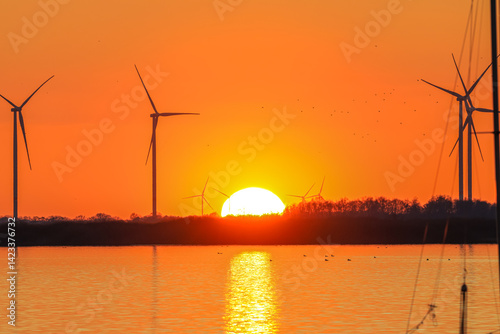 Sonnenuntergang Dümmer See