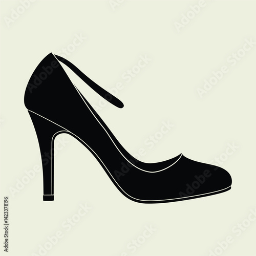 fashionable women shoe silhouette 