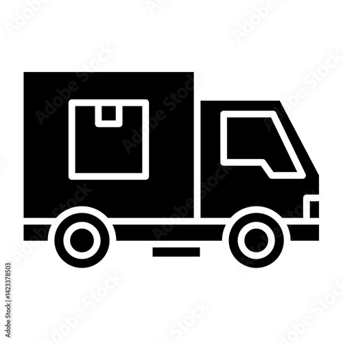 Delivery Truck  Icon Element For Design