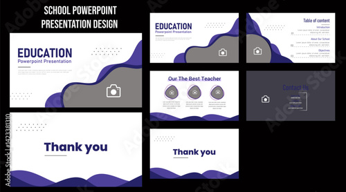 School PowerPoint presentation slide template,PowerPoint presentation template design,Use in Presentation, flyer and leaflet, corporate report, marketing, advertising, annual report, banner,Utilize 