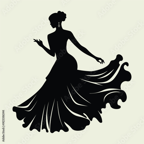 Flamenco Silhouettes, Spain