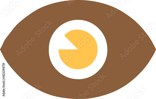 Eye Catch Sharp Shape Icon