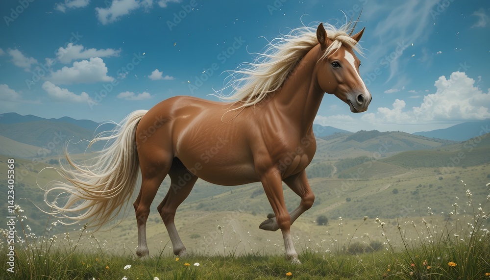 Obraz premium beautiful horse